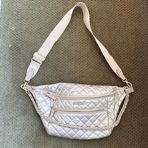 NWOT MZ Wallace Rose Gold Crossbody Sling Bag